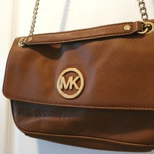 Michael Kors brown leather purse